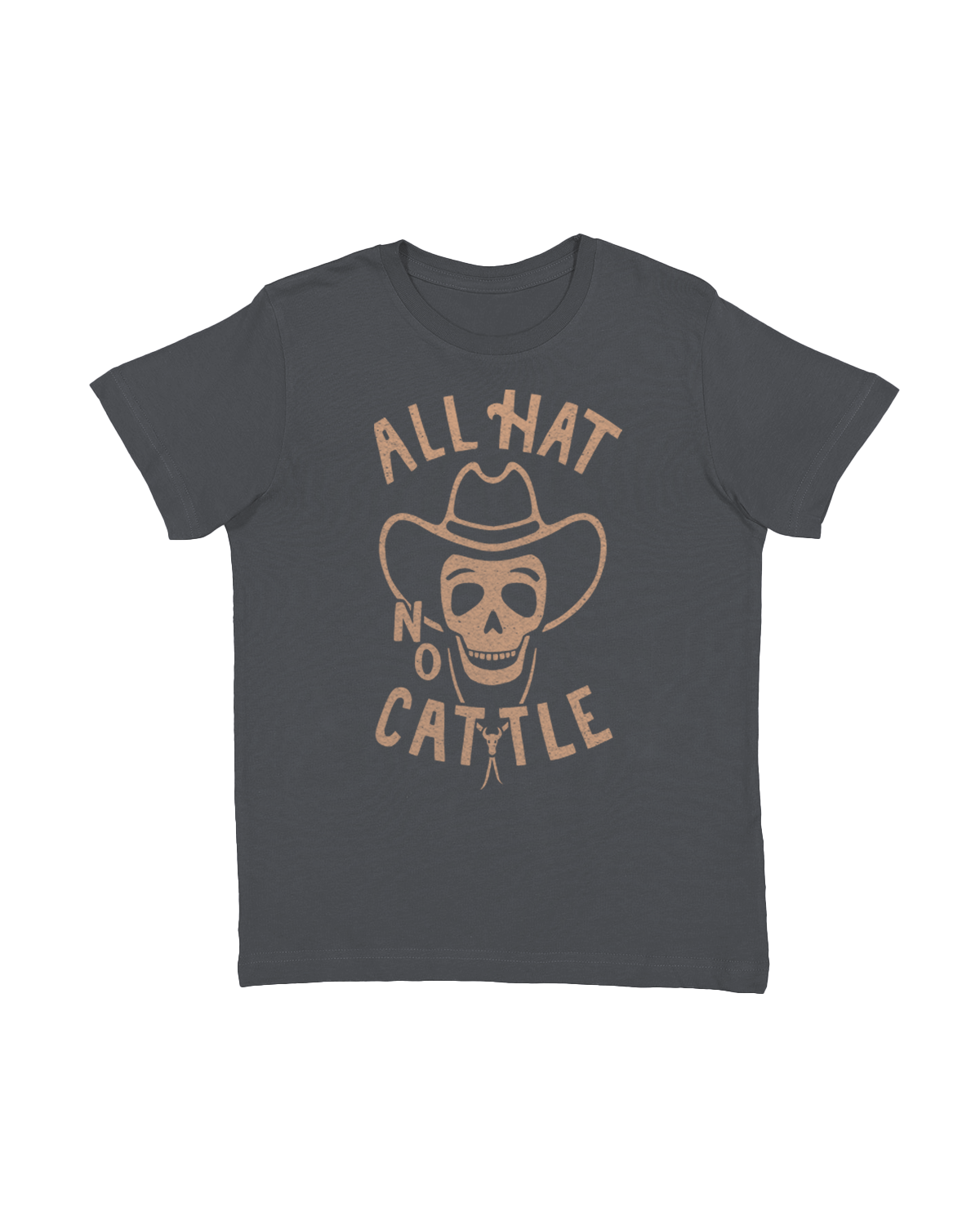 All Hat No Cattle Western Kids Tee