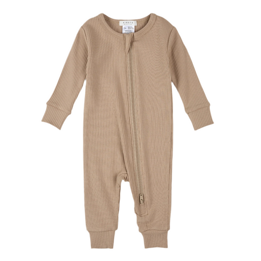 Sand Light Taupe Modal Rib Sleeper