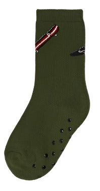 Anti-slip socks set: Forest Green