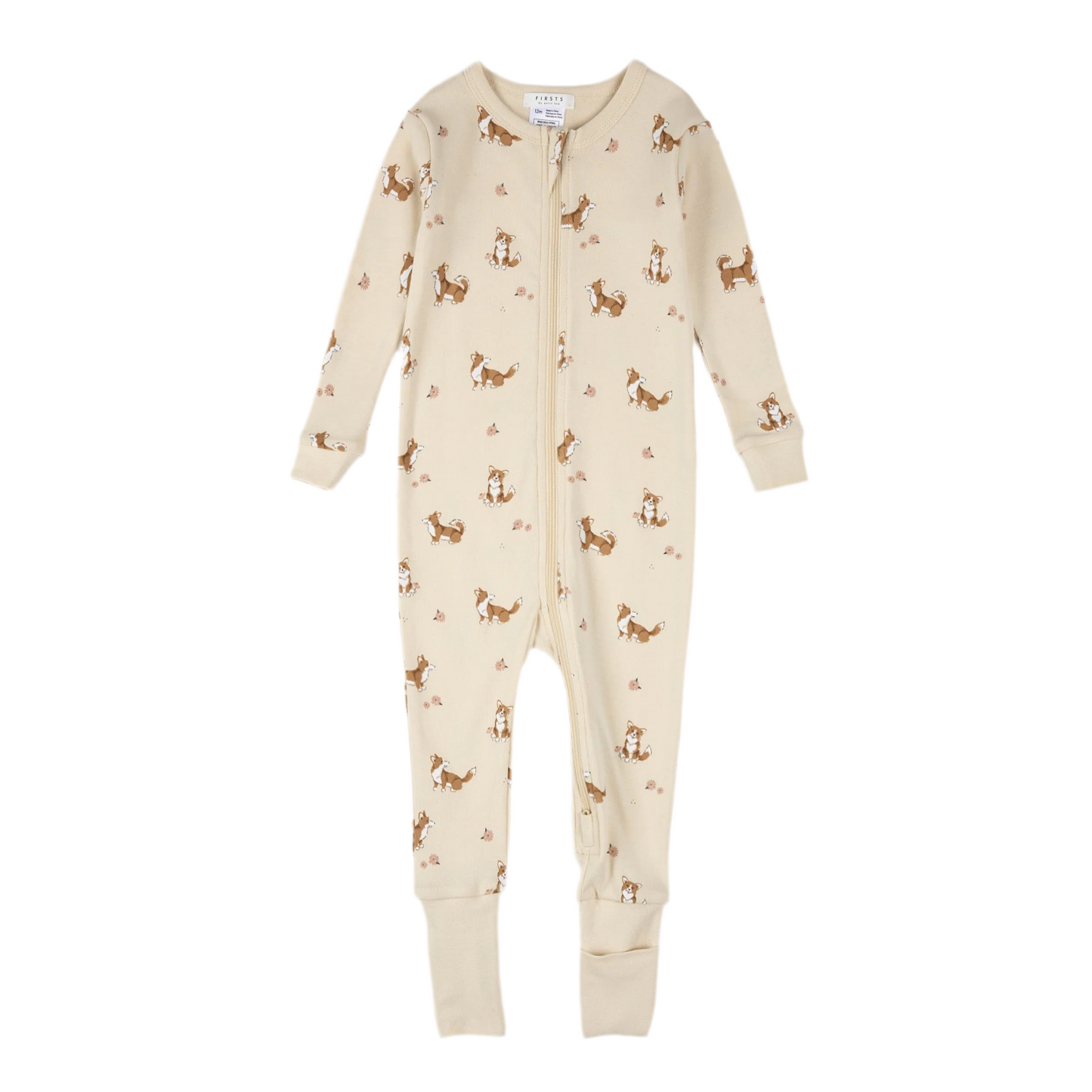 Antique White Beige Corgi Convertible Sleeper