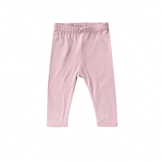 Basic Bamboo Cotton Leggings: Unicorn Pink