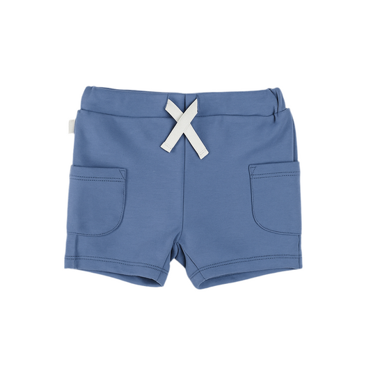 Baseball Blue Knit Shorts