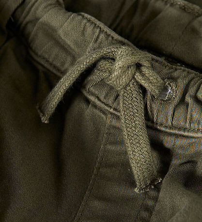 Twill Pants: Shade of Olive Night
