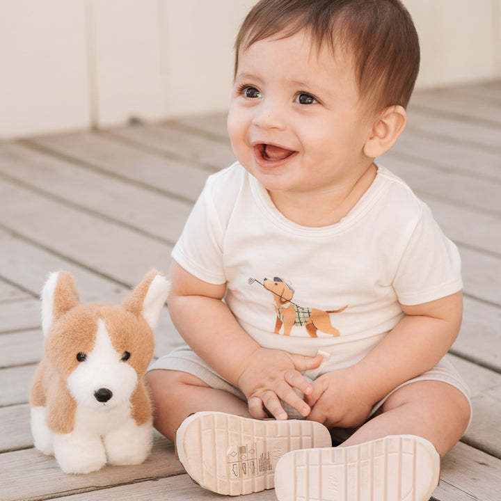 Golfing Pup S/S Onesie