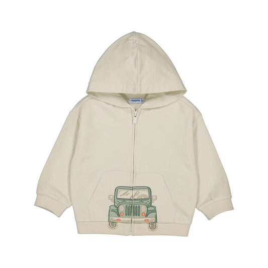 Hemp Car Zip Up Hoodie