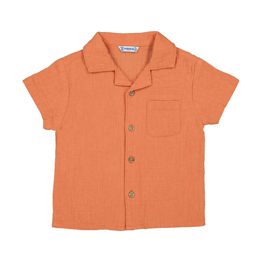 Orange Clay Bambula Shirt