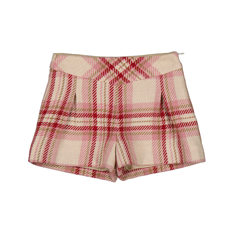 Raspberry Plaid shorts