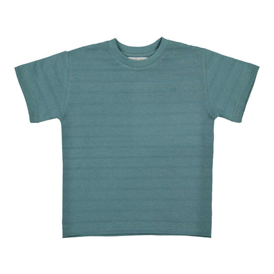 Seaweed Green Knit T-Shirt