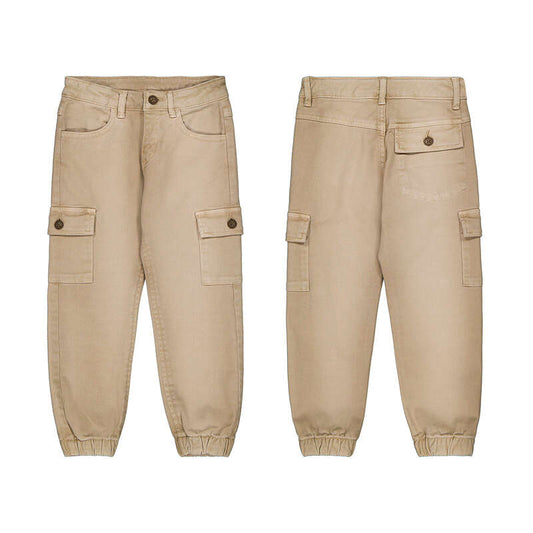 Dark Structured Cargo Pants