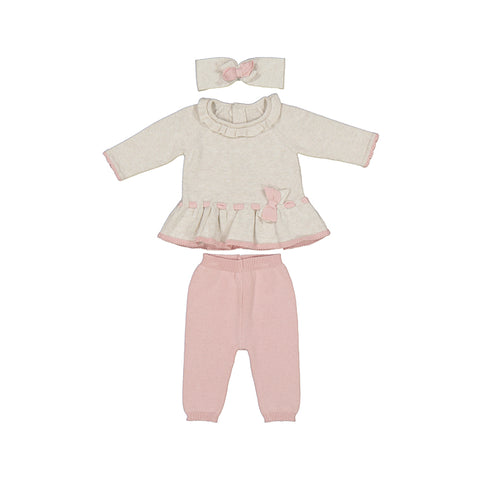 Rose Knit leggings & headband