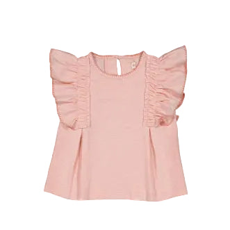 Blossom Pink Ruffle Sleeve Top