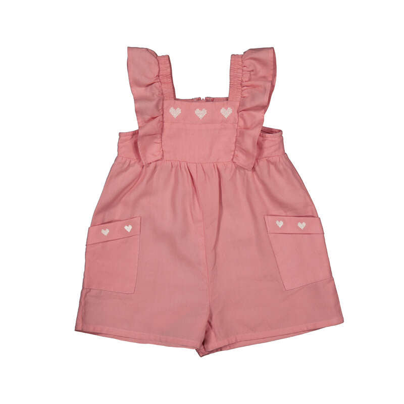 Blush Ruffled Romper