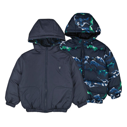 Deep Blue Northern Lights Reversible Coats