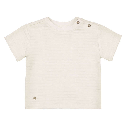 Light Cream Knit T-shirt