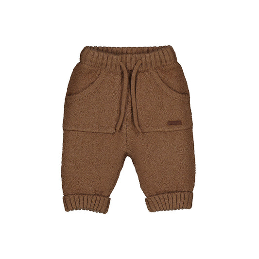 Brown Knitted Cozy Pants
