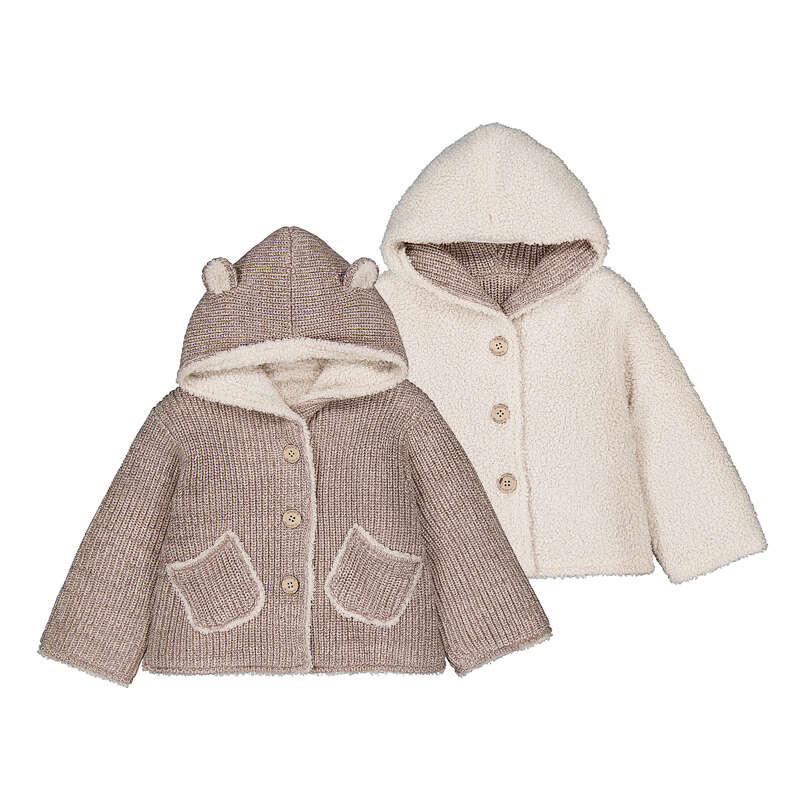 Brown Reversible Pullover