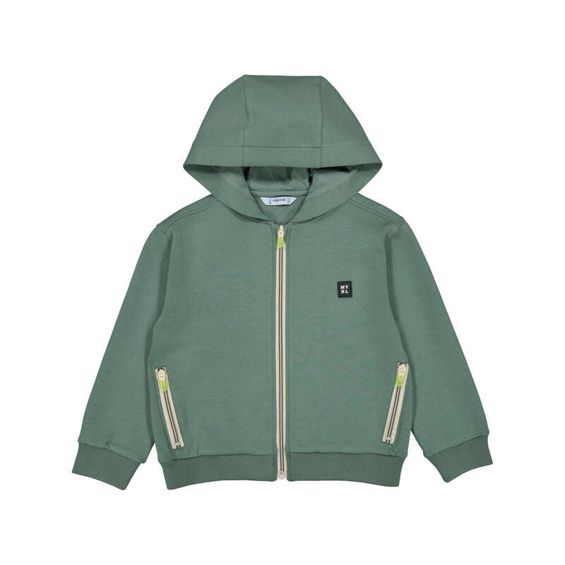 Green Zip Up Hoodie