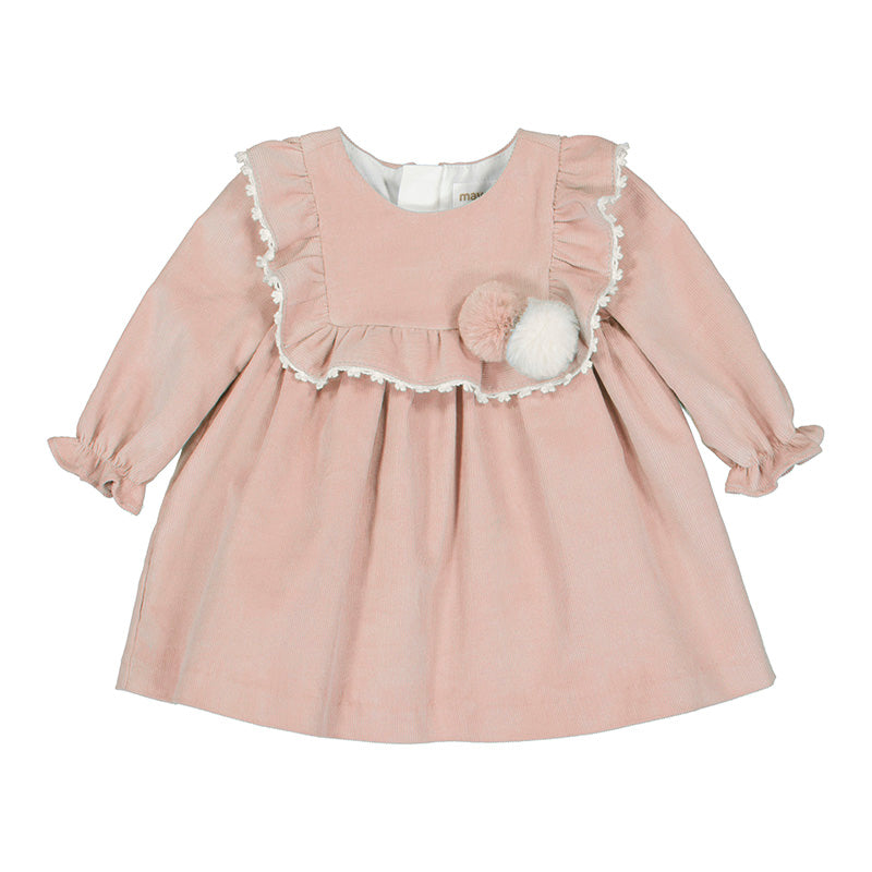 Soft Pink Corduroy Dress