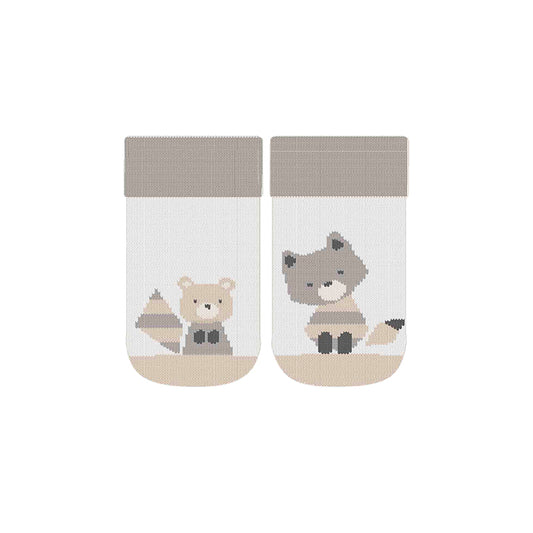 Light Brown Fox Non-Slip Socks
