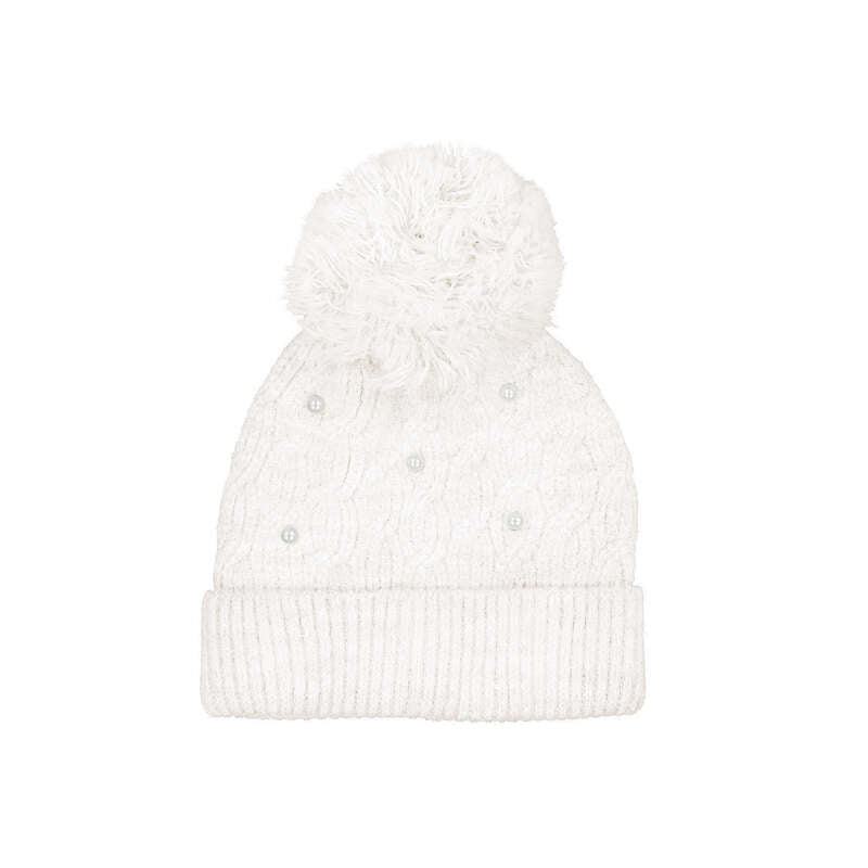 Pearl Knit Hat- Natural