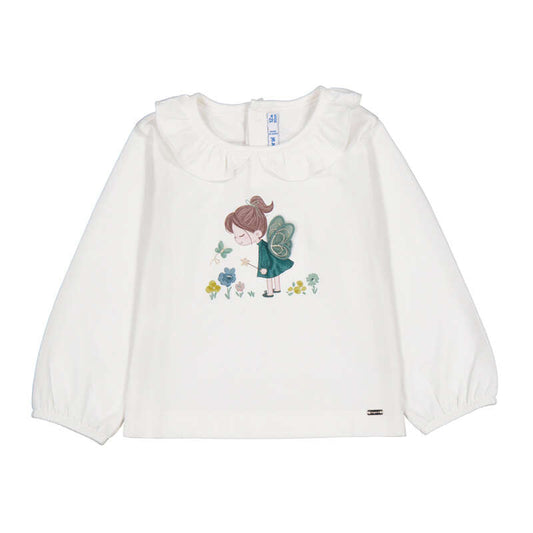 Crudo Ruffle Collar T-Shirt