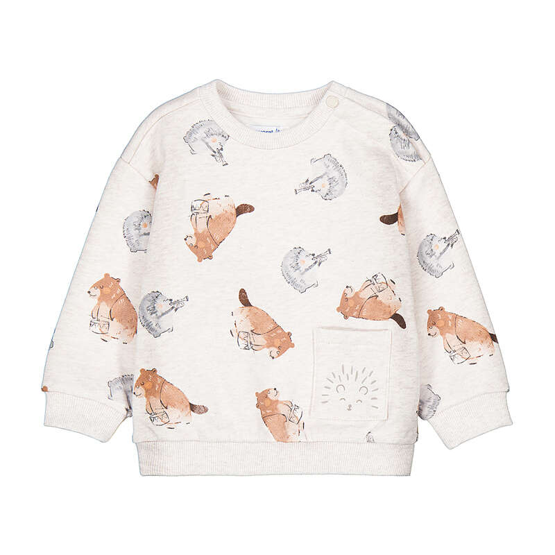 Tofu Patterned Pullover