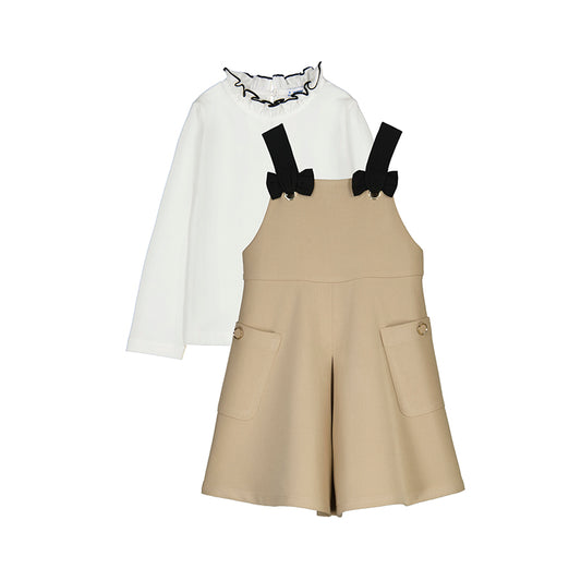 Wood Swan pinafore dress
