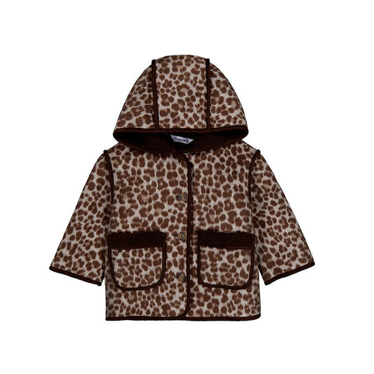 Cheetah Print Jacquard Coat