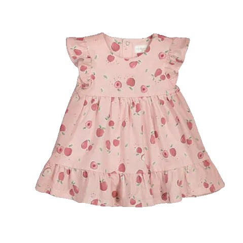 Pink Assorted Fruits Dress