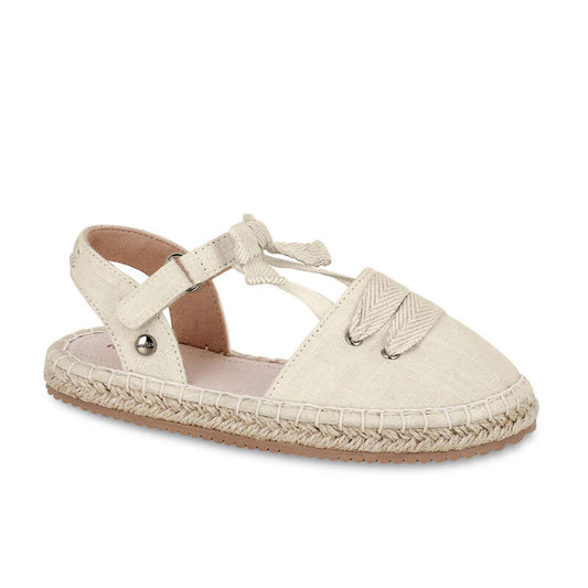 Natural Espadrille Bow Sandals