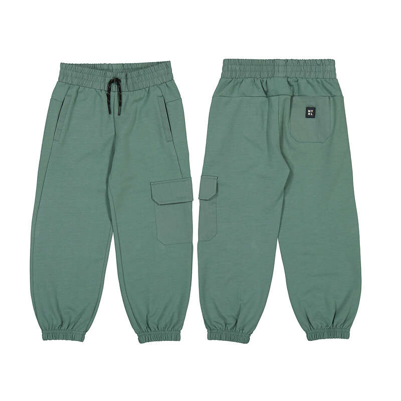 Green Combined Jogger Pants
