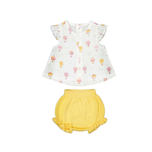 Hot Air Balloons Bloomers and Ruffled Blouse Set