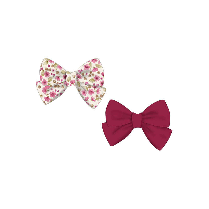 Raspberry Set Of 2 Hair Clips