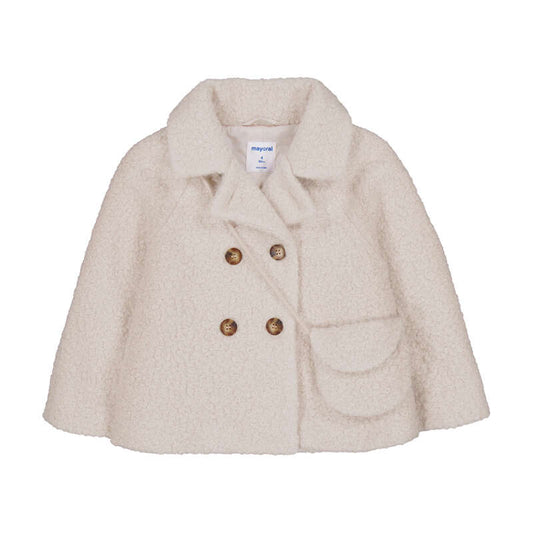 Biscuit Boucle Coat
