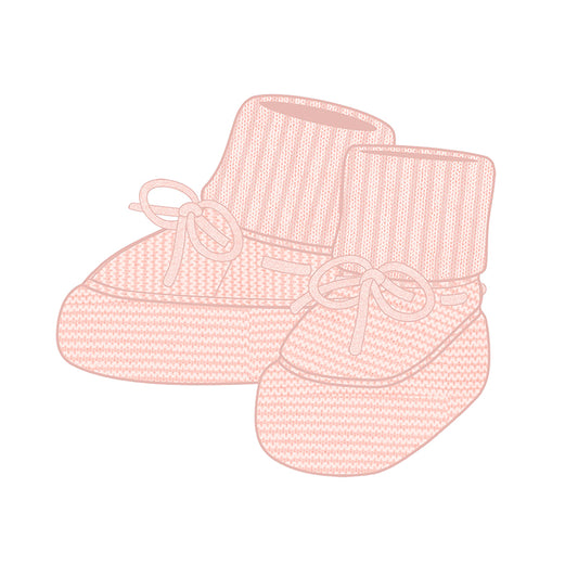 Quartz Knit Newborn Booties