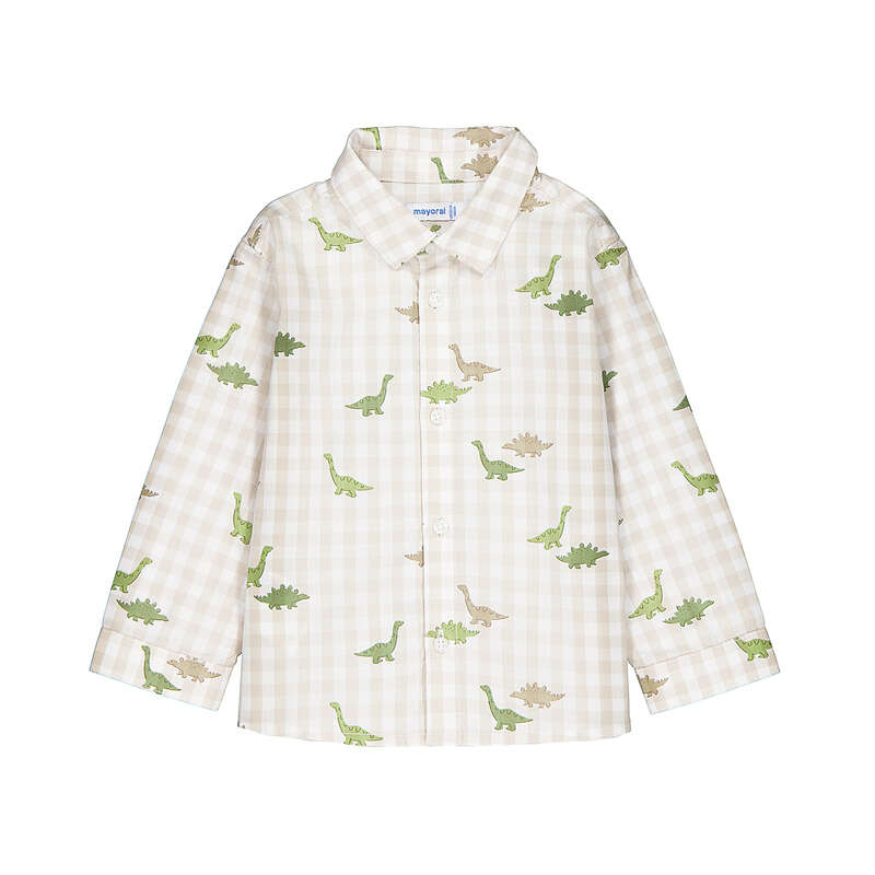 Olive Greel/S Shirt
