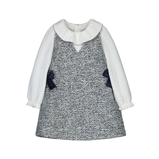 Ocean Combined Pinafore Dress