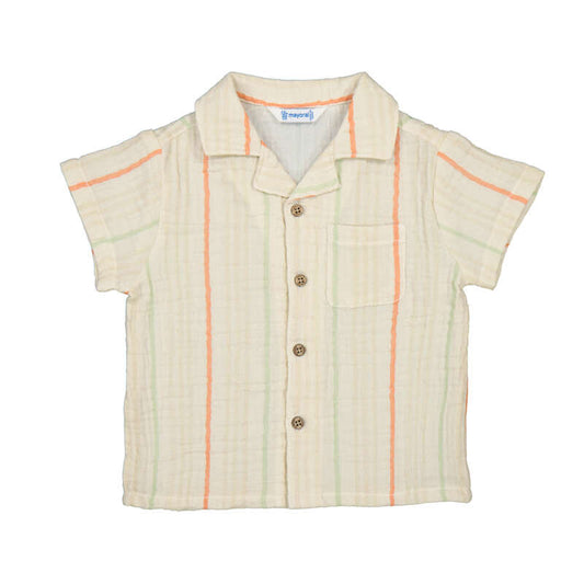 Clay Stripes Bambula Shirt