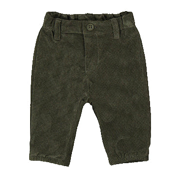 Dark Green Pull Up Trousers