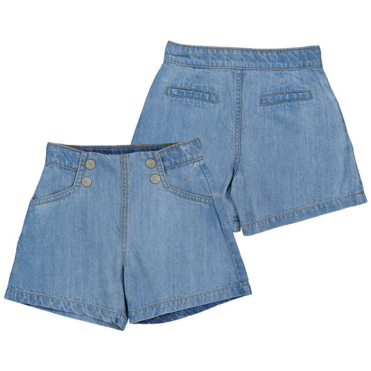Light Denim Bermuda Shorts