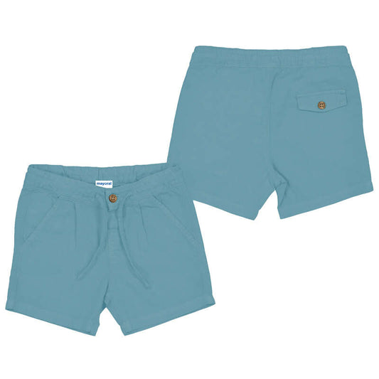 Jade Linen Baby Shorts