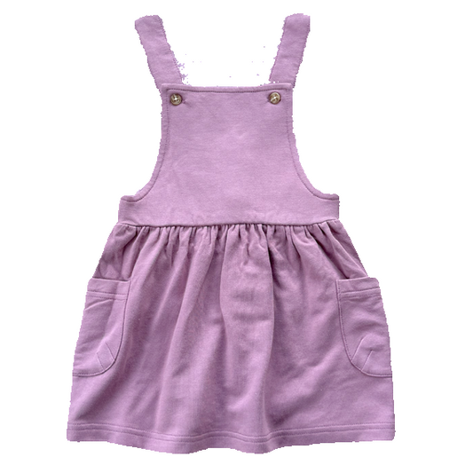 Girl's Jumper Dress: Dusky Orchid