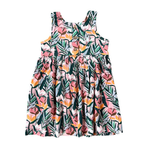 Henley Tank Dress: Tropics