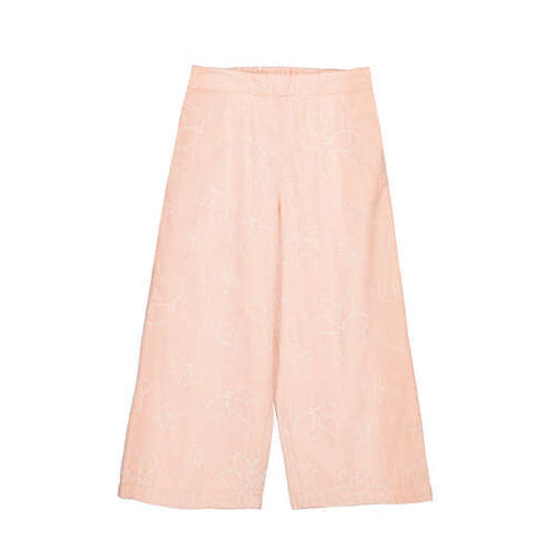 Blossom Print Wide Leg Pants