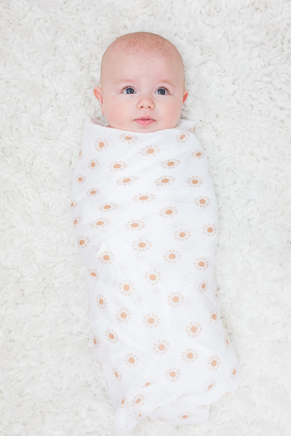 Lulujo Cotton Swaddle - Suns