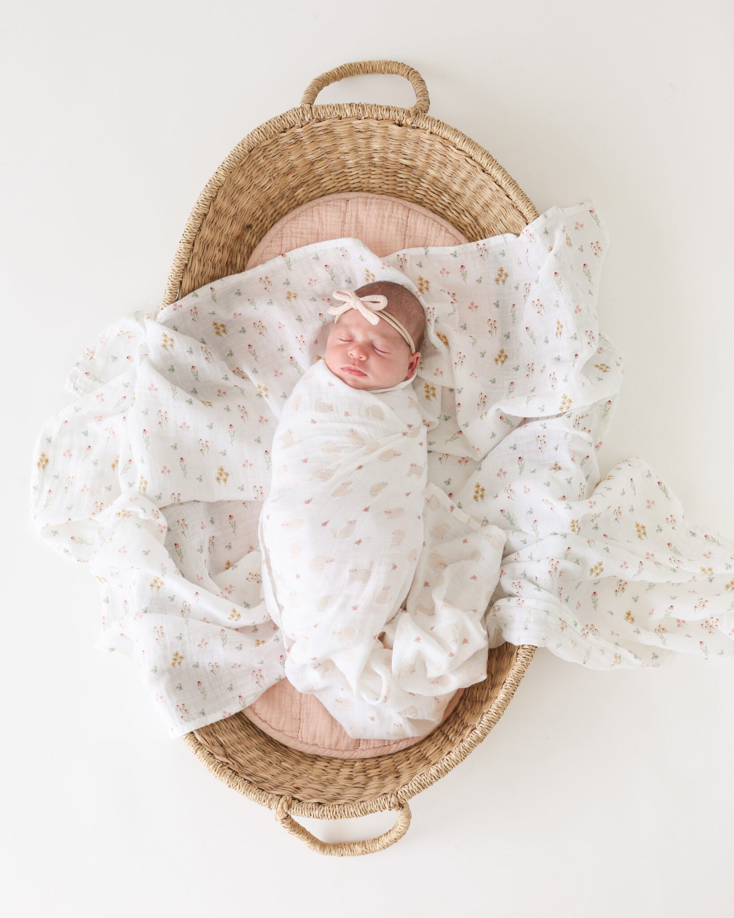 Lulujo Cotton Swaddles - Kitty Cats