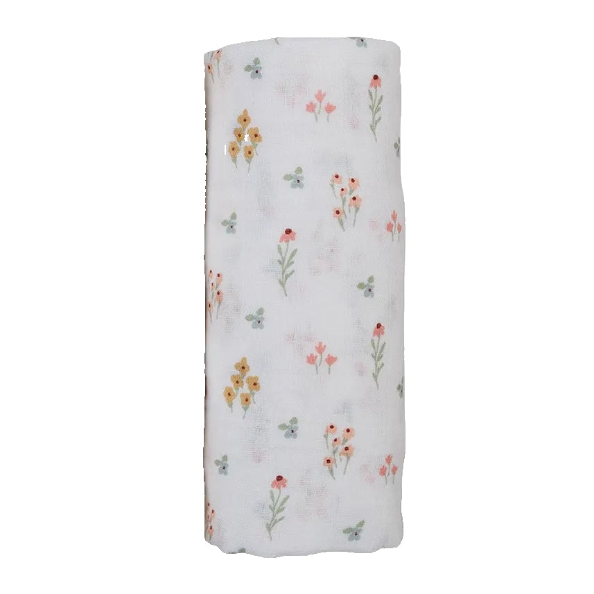 Lulujo Cotton Swaddles - Flowers