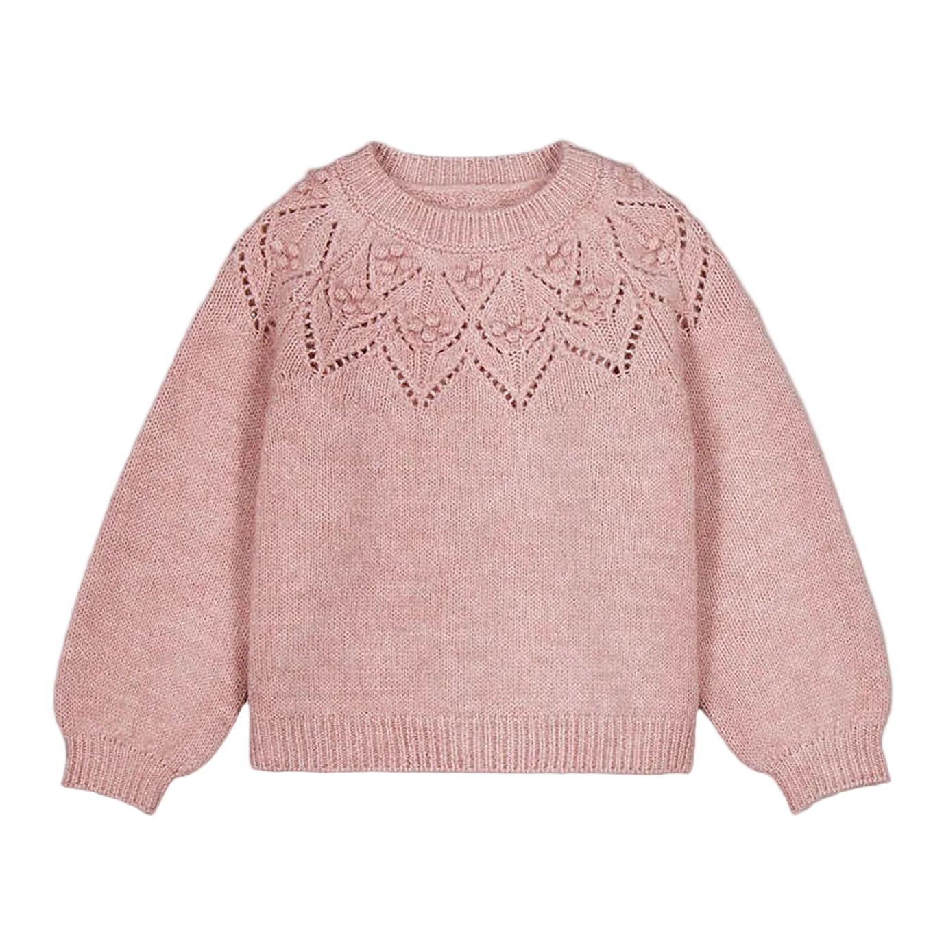 Pastel Mix Openwork Details Sweater