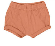 Terry Swiss Dot Shorts- Peach