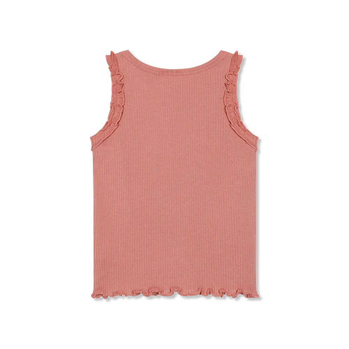 Rosette Ribbed Tank Top